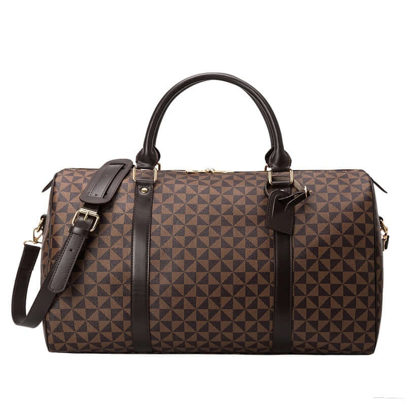 Dorian - Men's Leather-Inspired Duffle Bag with Shoulder Strap