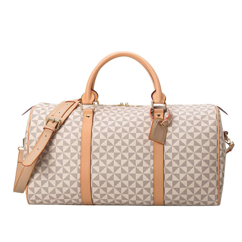 Dorian - Men's Leather-Inspired Duffle Bag with Shoulder Strap