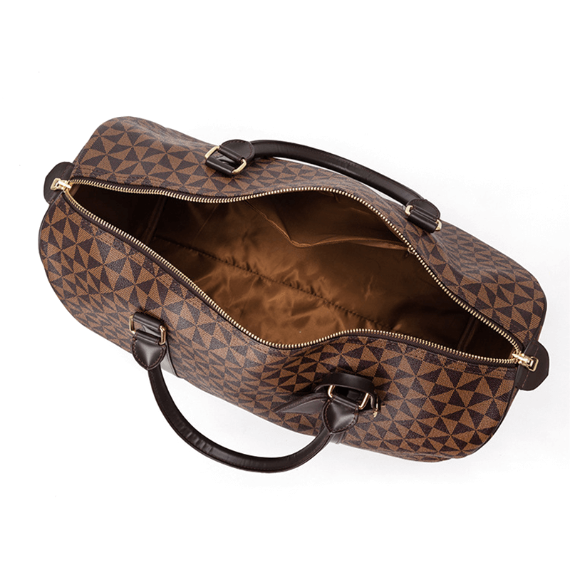 Dorian - Men's Leather-Inspired Duffle Bag with Shoulder Strap