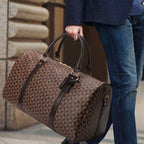 Dorian - Men's Leather-Inspired Duffle Bag with Shoulder Strap