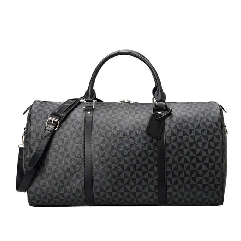 Dorian - Men's Leather-Inspired Duffle Bag with Shoulder Strap