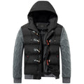 Dorian - Men's Quilted Winter Puffer Jacket with Hood