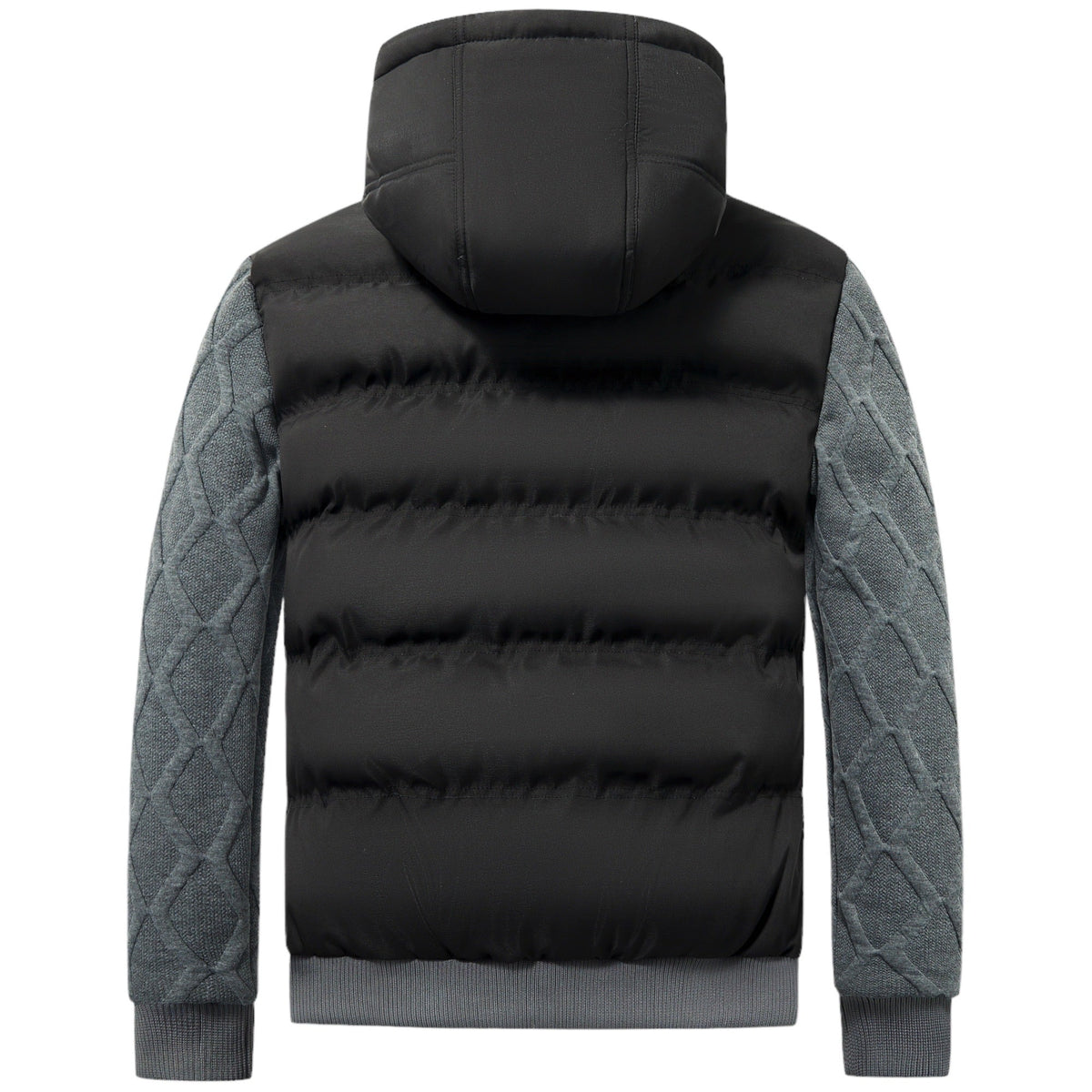 Dorian - Men's Quilted Winter Puffer Jacket with Hood