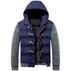 Dorian - Men's Quilted Winter Puffer Jacket with Hood