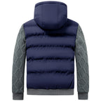 Dorian - Men's Quilted Winter Puffer Jacket with Hood