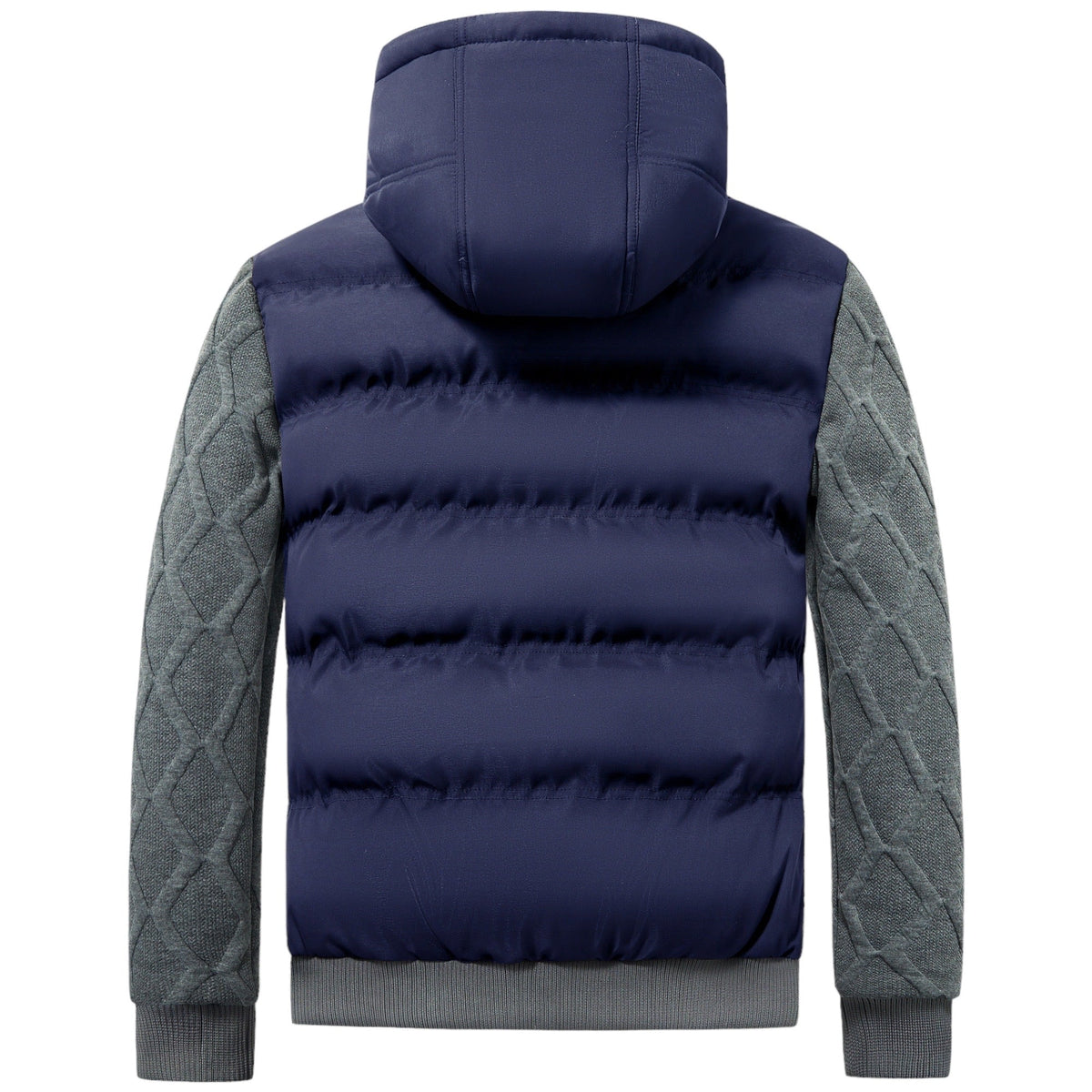 Dorian - Men's Quilted Winter Puffer Jacket with Hood