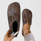 Eira - Women's Classic Slip-On Loafers with Button Detail