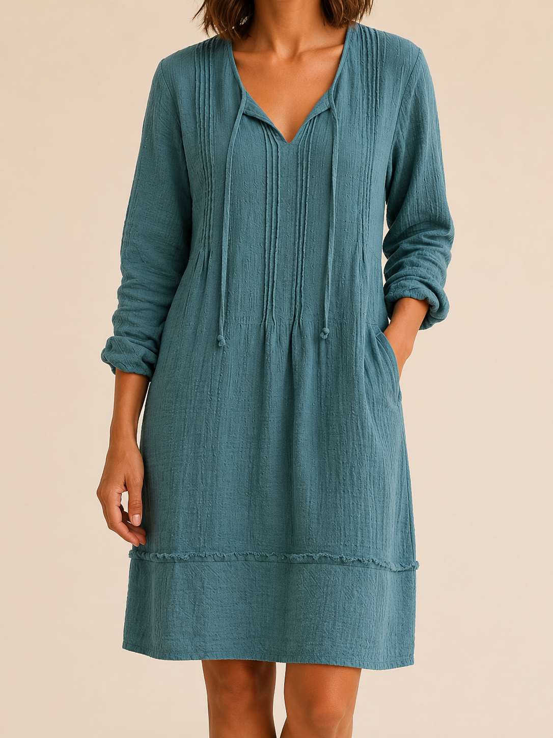 Elara | Women's Casual Long Sleeve Dress
