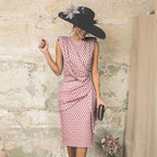 Elara - Women's Chic Polka Dot Wrap Dress