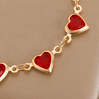 Elara - Women's Heart Charm Bracelet