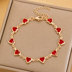 Elara - Women's Heart Charm Bracelet