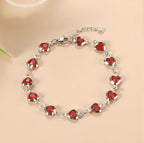 Elara - Women's Heart Charm Bracelet