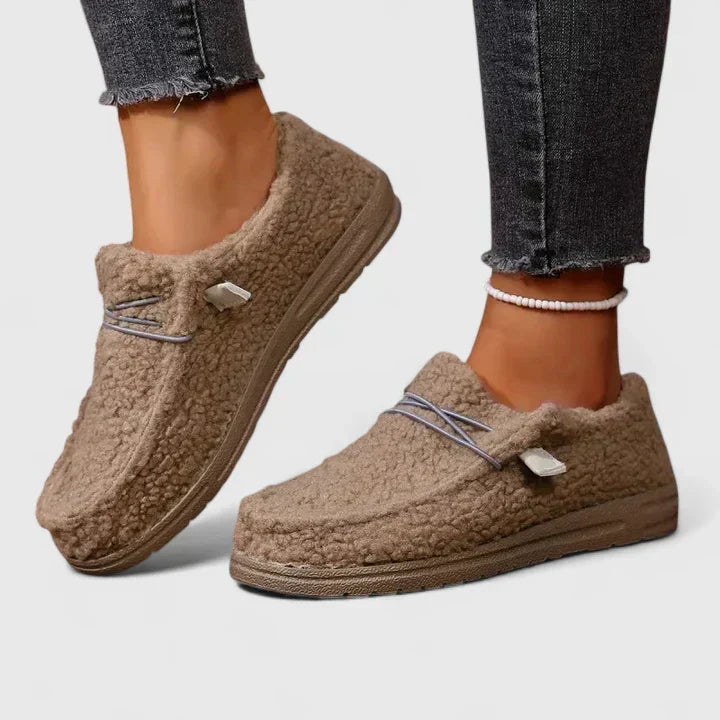 Elodie - Women's Cosy Shearling Loafers