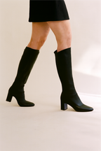 Elodie - Women's Elegant Knee High Heeled Boots