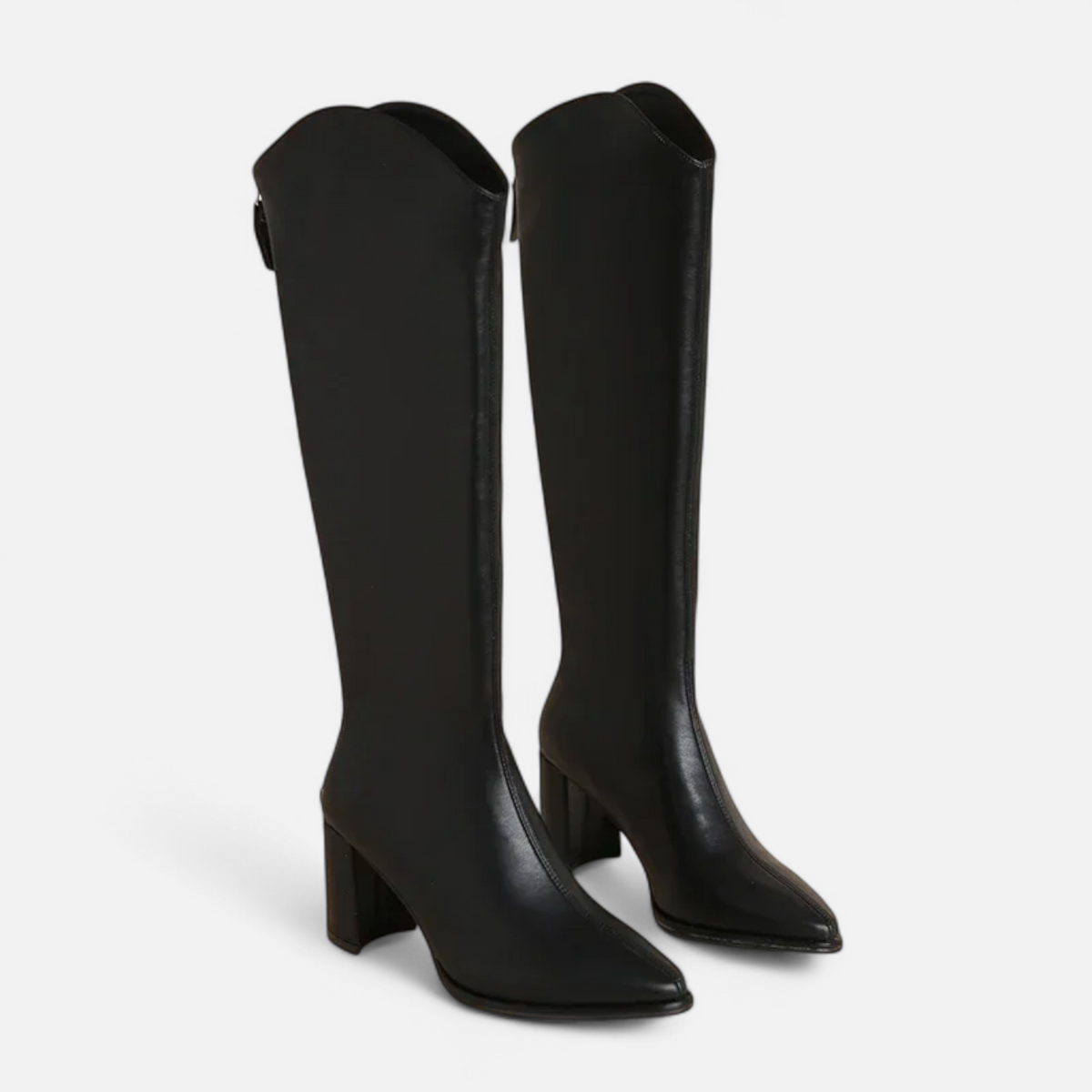 Elodie - Women's Elegant Knee High Heeled Boots