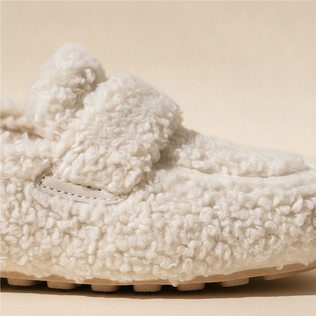 Eloise - Women's Cosy Faux Shearling Loafers