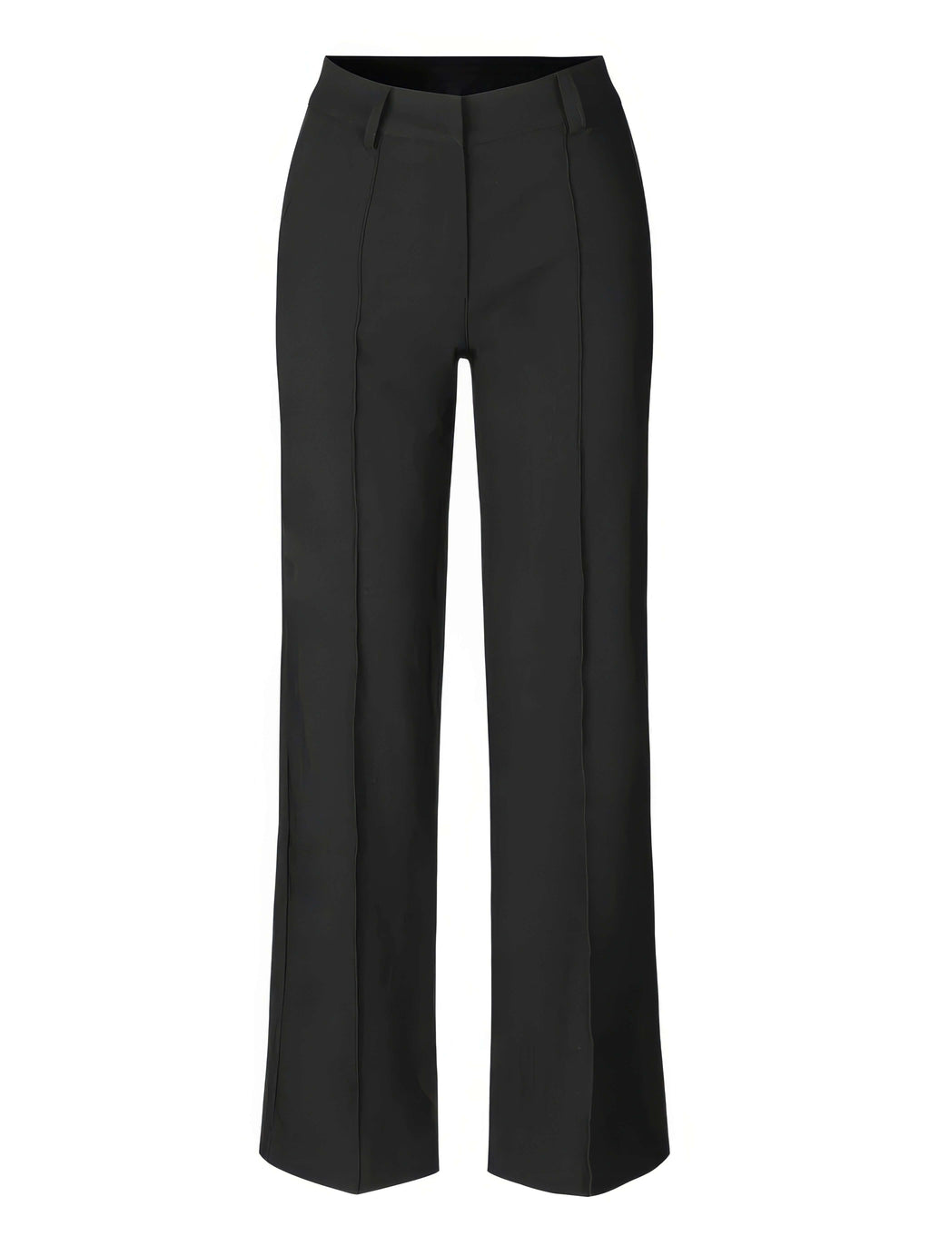 Elora - Women's Wide Leg Trousers with Ribbed Top