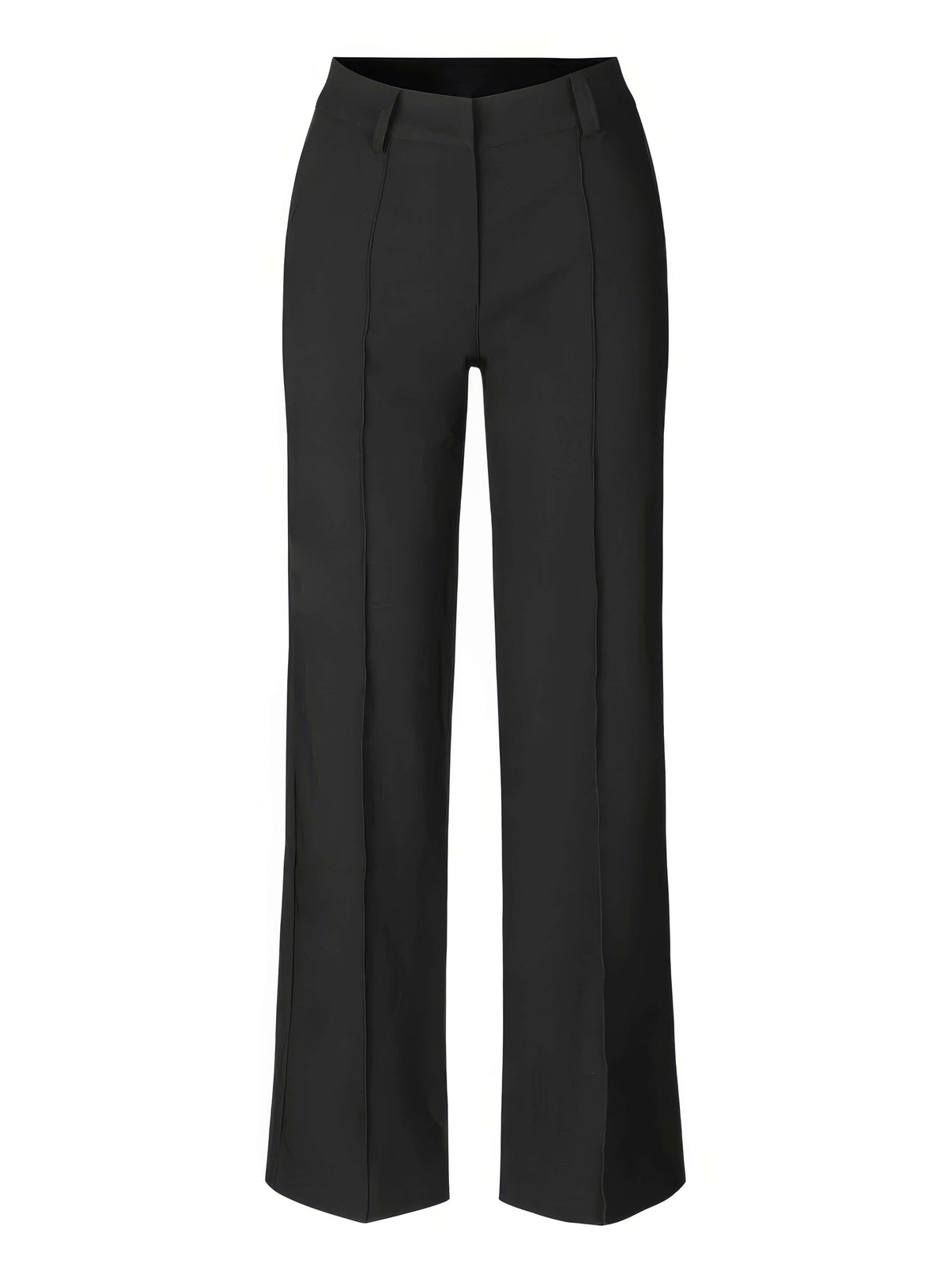 Elora - Women's Wide Leg Trousers with Ribbed Top