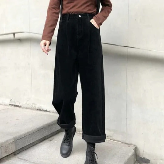 Elowen - Women's Casual Wide Leg Trousers