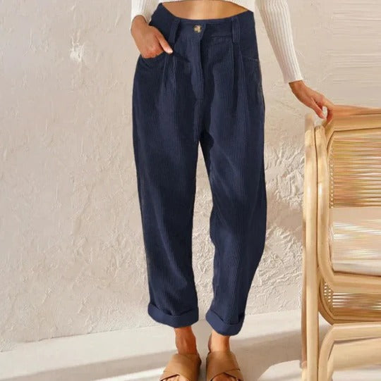 Elowen - Women's Casual Wide Leg Trousers
