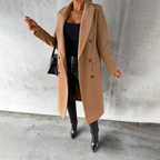 Elowen - Women's Chic Double-Breasted Winter Trench Coat