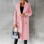 Elowen - Women's Chic Double-Breasted Winter Trench Coat