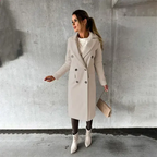 Elowen - Women's Chic Double-Breasted Winter Trench Coat