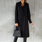 Elowen - Women's Chic Double-Breasted Winter Trench Coat