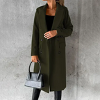 Elowen - Women's Chic Double-Breasted Winter Trench Coat