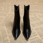 Elowen - Women's Pointed Toe Zip Boots