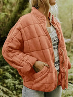 Esme - Women's Oversized Quilted Bomber Jacket