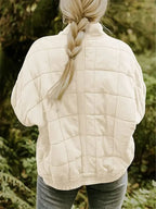 Esme - Women's Oversized Quilted Bomber Jacket