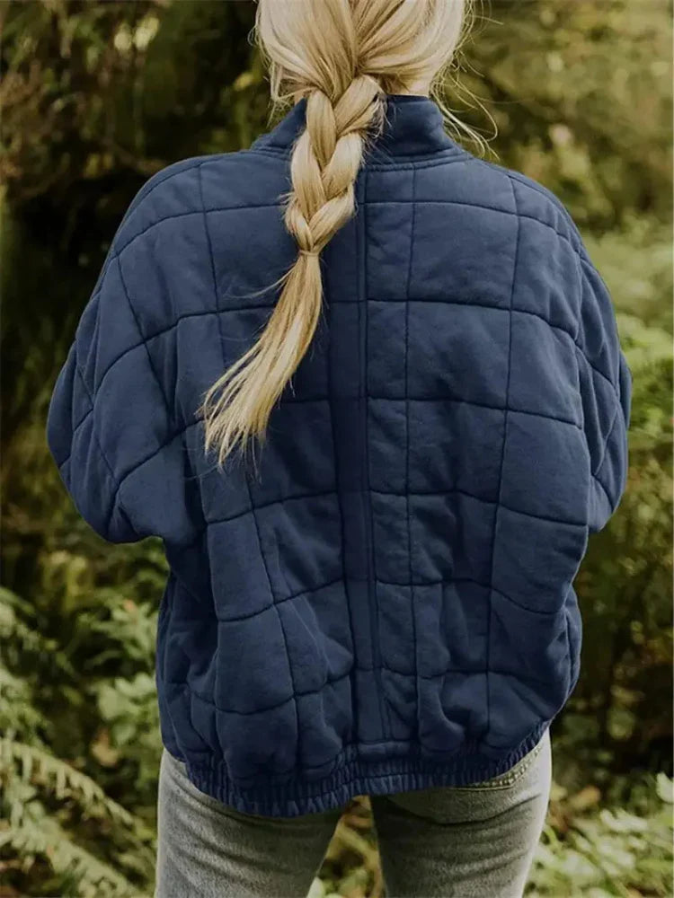 Esme | Women's Oversized Quilted Bomber Jacket