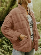 Esme - Women's Oversized Quilted Bomber Jacket