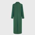 Evelina - Women's Chic Double-Breasted Longline Coat