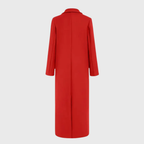 Evelina - Women's Chic Double-Breasted Longline Coat