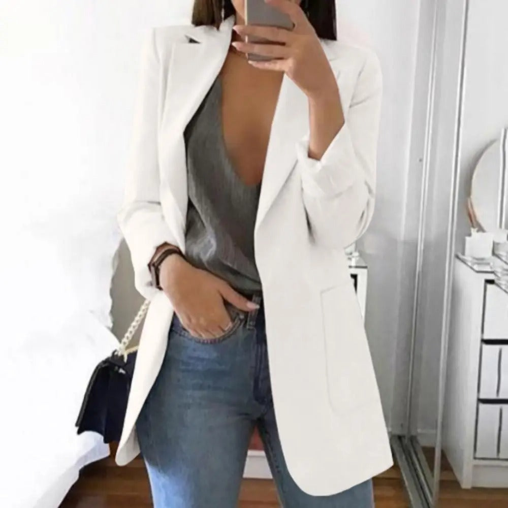 Faye - Women's Chic Longline Blazer