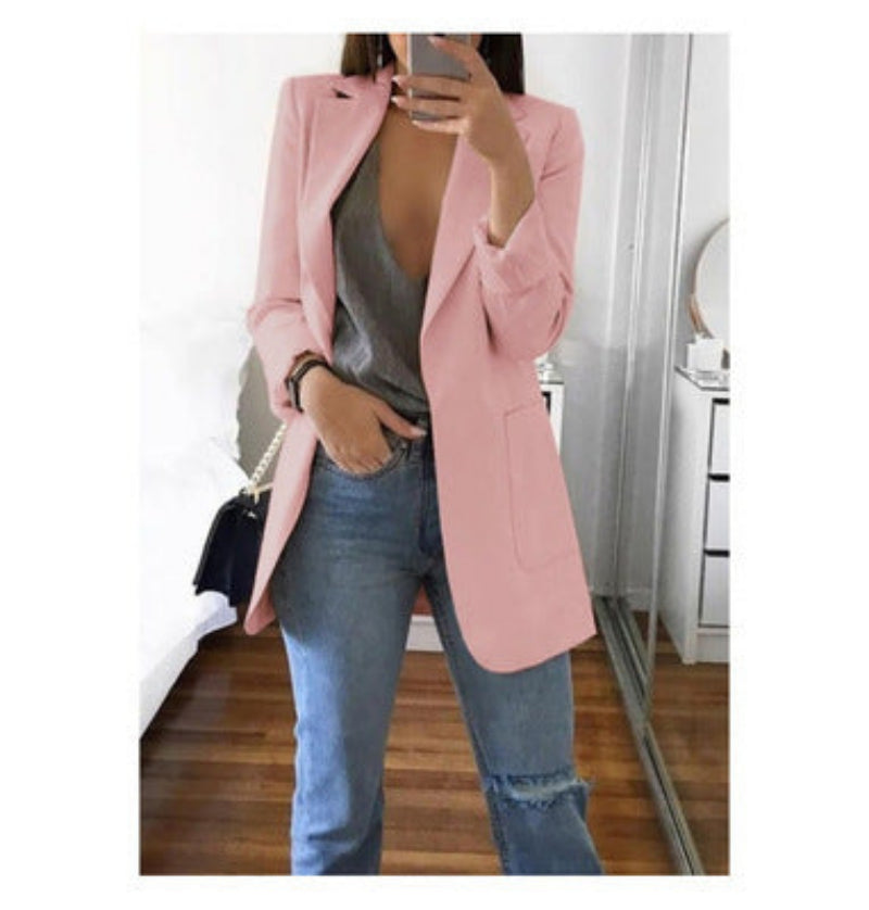 Faye - Women's Chic Longline Blazer