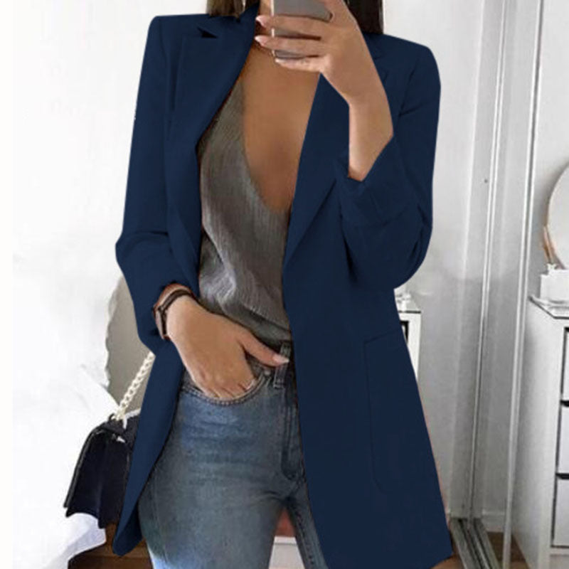 Faye - Women's Chic Longline Blazer