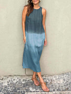 Felicity - Women's Ombre Sleeveless Midi Dress