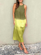 Felicity - Women's Ombre Sleeveless Midi Dress