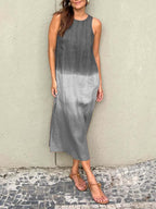 Felicity - Women's Ombre Sleeveless Midi Dress