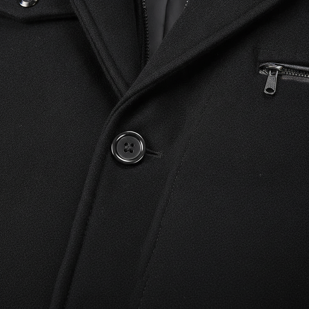 Finn - Men's Classic Double-Breasted Trench Coat