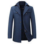 Finn - Men's Classic Double-Breasted Trench Coat