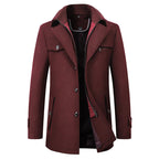 Finn - Men's Classic Double-Breasted Trench Coat