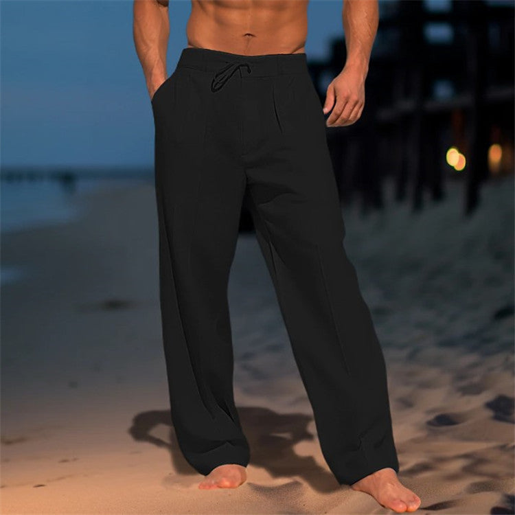 Finn - Men's Relaxed Fit Pleated Trousers