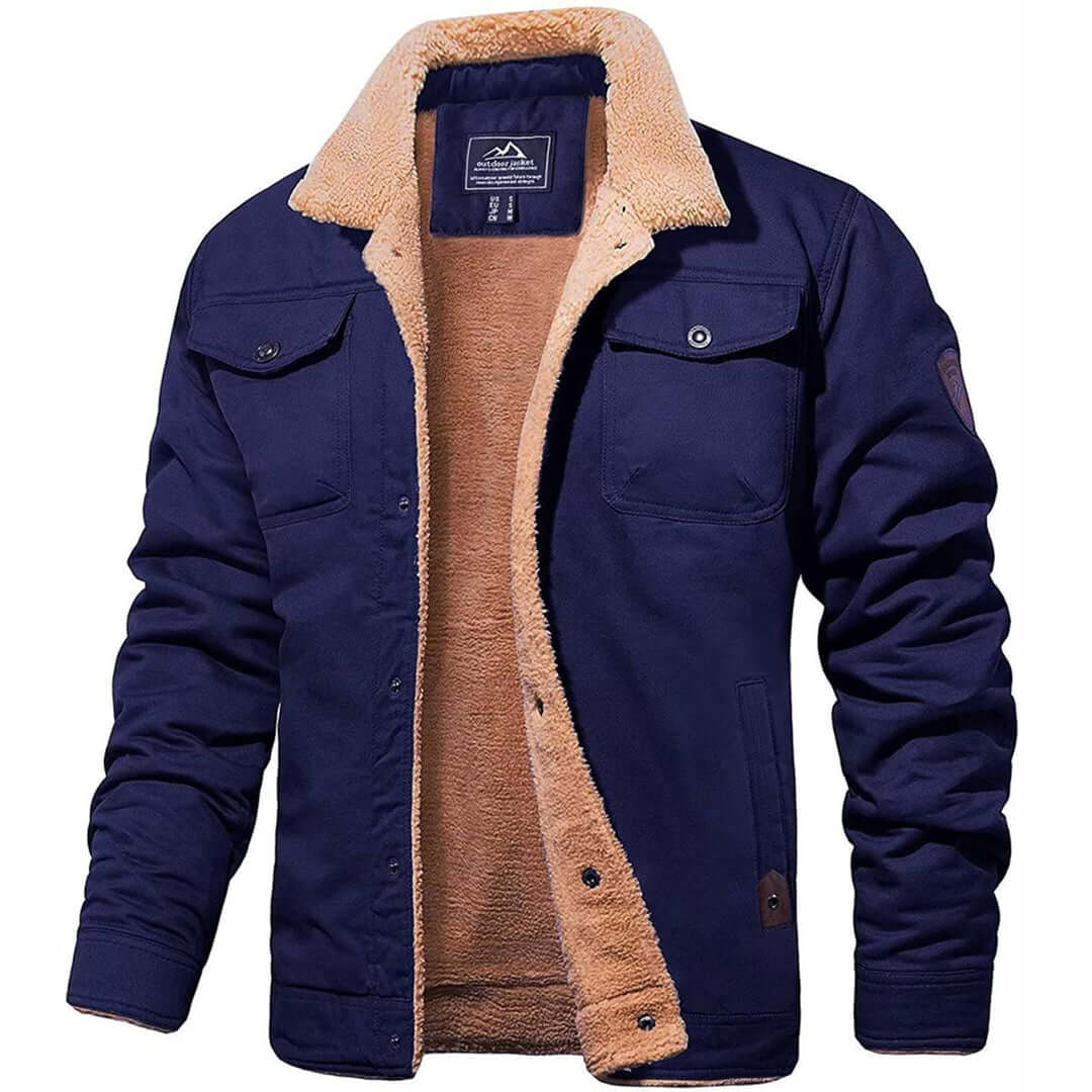 Finn - Men's Sherpa Lined Bomber Jacket