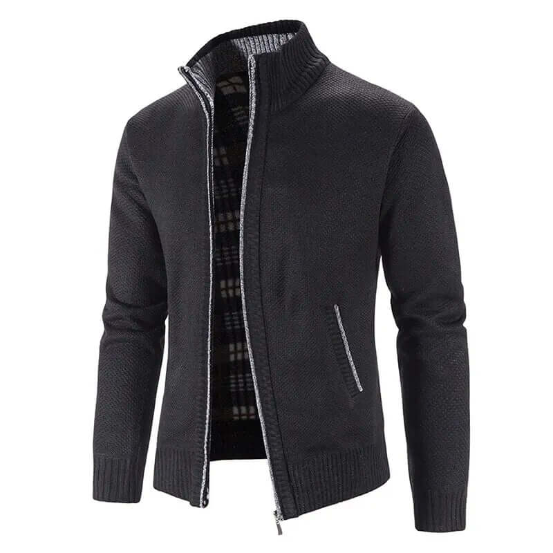 Finn - Men's Zip-Up Knitted Cardigan