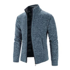 Finn - Men's Zip-Up Knitted Cardigan