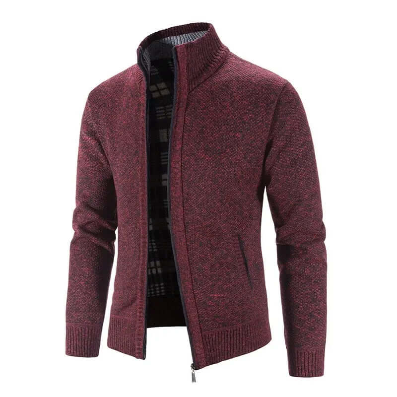 Finn - Men's Zip-Up Knitted Cardigan